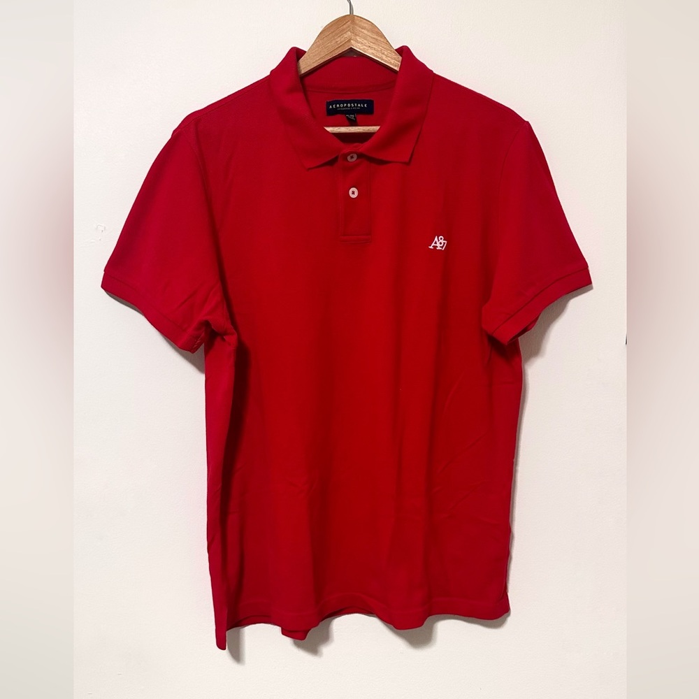 Aeropostale Red Polo Shirt